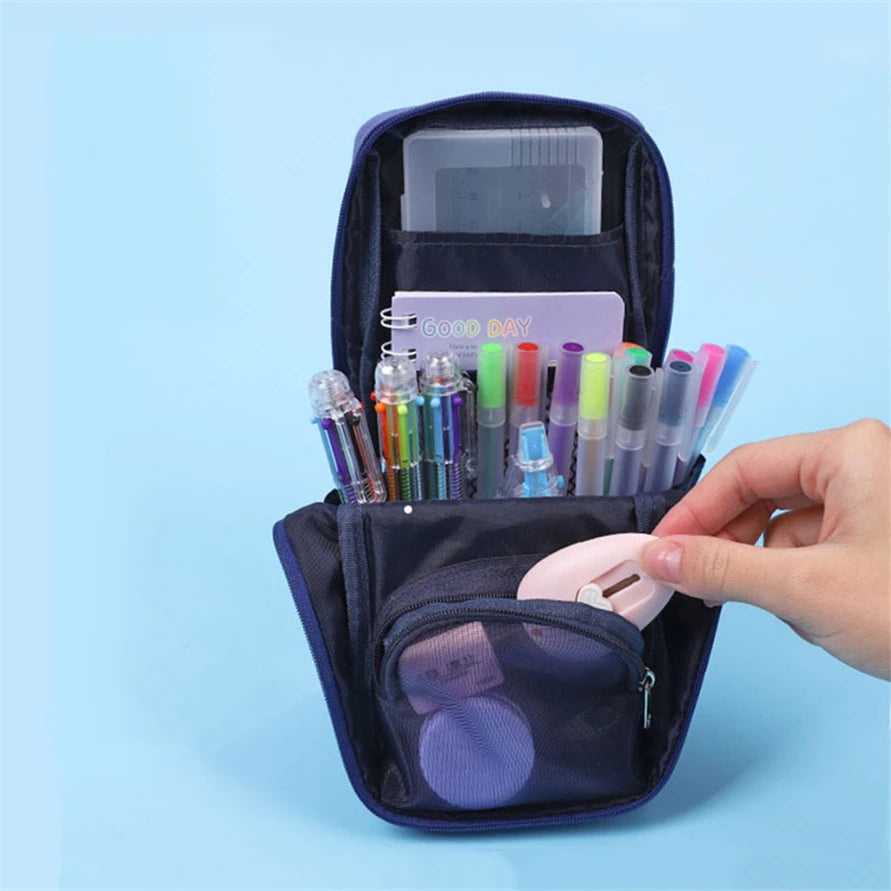 Pencil Case Trousse Scolaire Bags For Boys School Supplies Standing Big Pen Cases Piornik Cute Estojo Escolar Estuches Escolares