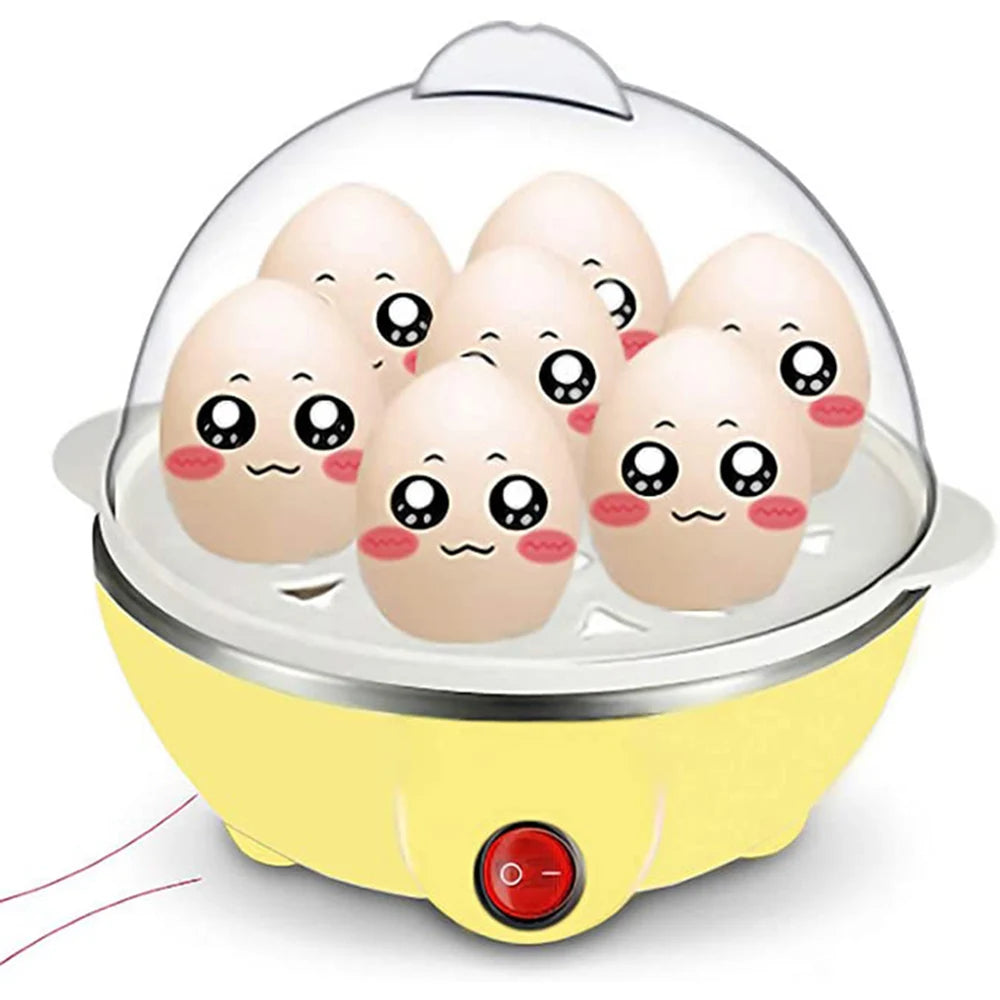 7 Eggs Boiler Steamer Multi Function Rapid Electric Egg Cooker Auto-Off Generic Omelette Cooking Tools Kitchen Utensil Breakfast