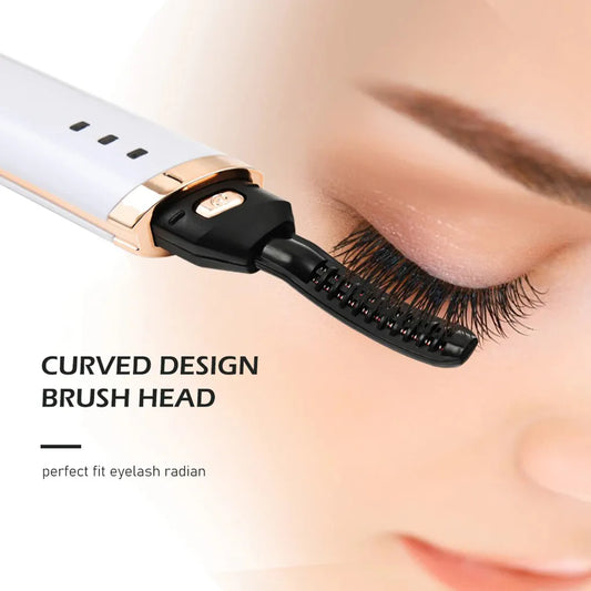 3 Gear Adjustable Heating Eyelash Curler Electric Beauty Makeup Anti-scald Eyelashes Curling Portable Lashes Make Up