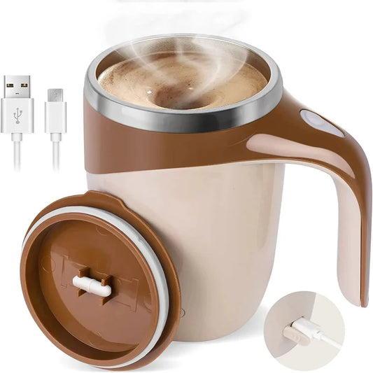 Automatic Stirring Cup Rechargeable Model Stirring Coffee Cup Lazy Milkshake Rotating Mug Portable Home Office Travel Coffee Mug